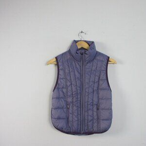 Free People FP Movement Active Puffer Vest Women XS Purple Winter Outdoor 202